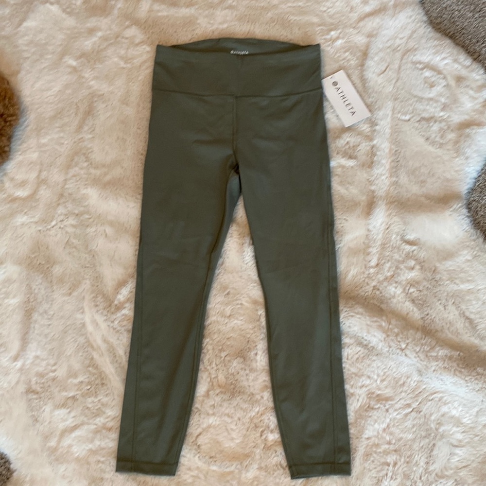 Olive green leggings